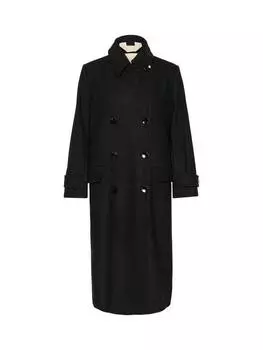 Полушерстяное пальто lize Part Two, черный