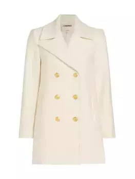 Полушерстяной бушлат Ottessa L'Agence, белый