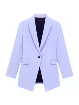 Полушерстяной пиджак Etiennette Theory, цвет grotto