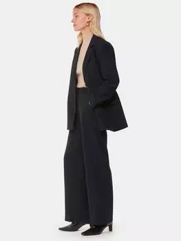 Полушерстяные брюки amelie Whistles, черный