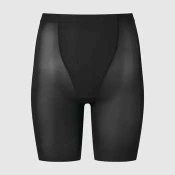 Полушорты женские Uniqlo AIRism Silhouette, черный
