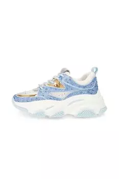 Полускошенные кроссовки Privy с декоративными камнями Steve Madden, желтый