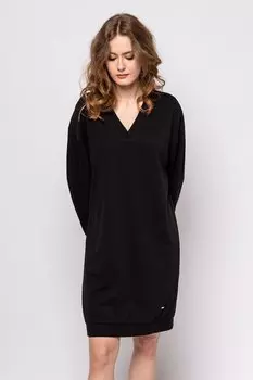 Полусвободное платье с точкой Heavy Tools, черный