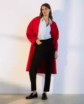Полуузкие брюки с карманами Woman El Corte Ingls, черный