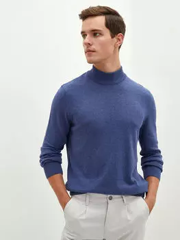 Полуводолазка с длинным рукавом мужской трикотажный свитер LCWAIKIKI Classic