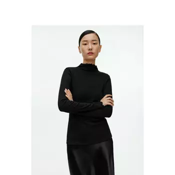 Полуводолазка женская Arket с трикотажным верхом, черный