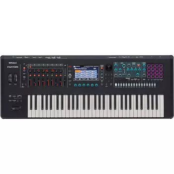 Полувзвешенный полифонический клавишный синтезатор Roland Fantom 6 с 61 нотой Fantom 6 Synthesizer
