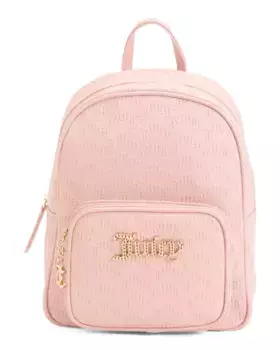 Полузачарованный рюкзак Juicy Couture, розовый