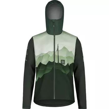 Полынь мужская М Куртка с принтом Maloja, зеленый