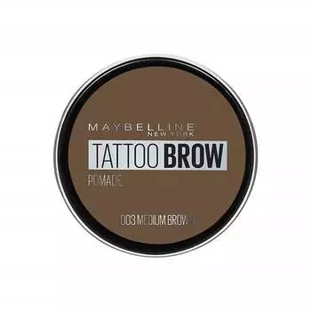 Помада для бровей 003 Medium Brown, 3,5 мл Maybelline, Tattoo Brow