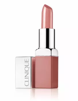 Помада для губ: интенсивный цвет и уход Pop, оттенок 4 Beige Pop Clinique