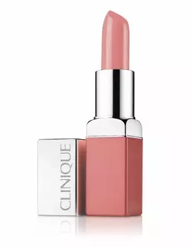 Помада для губ: интенсивный цвет и уход Pop, оттенок 1 Nude Pop Clinique