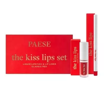Помада для губ The Kiss Lips, оттенок 06, классический красный - 34 мл Paeseset