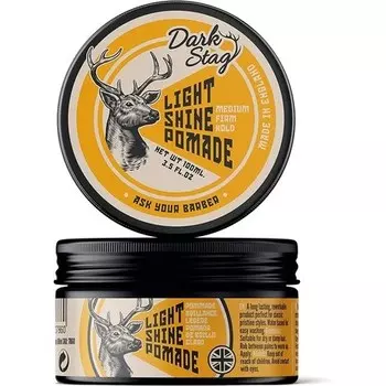 Помада для волос Dark Stag Light Shine Pomade средней фиксации для мужчин 100 мл 3,5 унции
