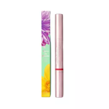 Помада и карандаш для губ с интенсивным сатиновым финишем 05 red lovers, 1 г Kiko Milano Days in bloom 2-in-1 vibrant lipstick&pencil