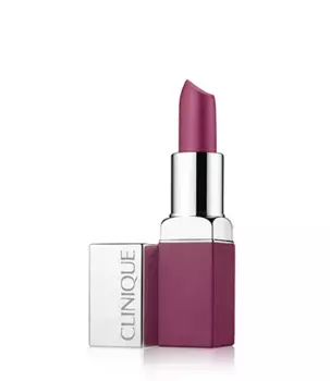 Помада и праймер 2 в 1 интенсивного цвета Pop Matte Clinique, цвет pow pop