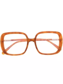Pomellato Eyewear очки в массивной квадратной оправе, нейтральный цвет