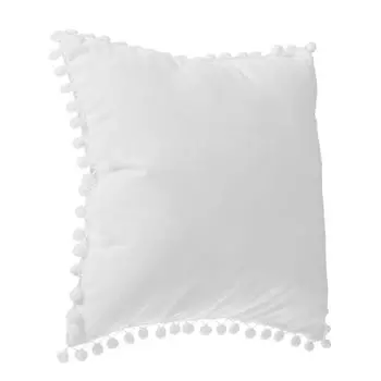 Помпоны-подушки - слоновая кость - 40x40 см - Atmosphera crateur d'interieur Atmosphera Crateur d'intrieur