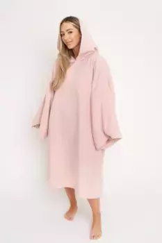 Пончо, большое полотенце с капюшоном, банный пляжный халат Brentfords, зеленый