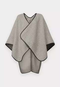 Пончо CAPE TWINSET, цвет Mottled Grey