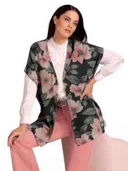 Пончо CREATION L PREMIUM, фуксия