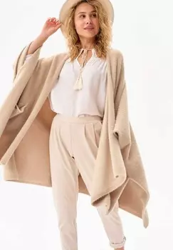 Пончо CZURU blue shadow, бежевый