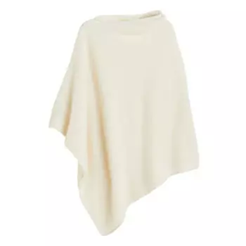 Пончо H&M Premium Selection Fine-knit Cashmere-blend, кремовый