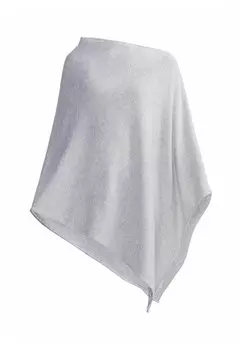 Пончо Holebrook, светло-серый