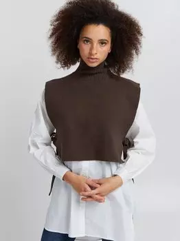 Пончо ихабигейл Ichi, коричневый