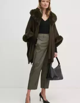 Пончо Joseph Ribkoff, зеленый