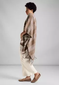 Пончо KARIERTER PONCHO Street One, цвет Mottled Brown