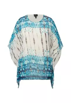 Пончо LEOPARD LAYERED Ulla Popken, белый