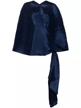 Пончо Madame-T Pleats Please Issey Miyake, синий