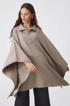 Пончо Medicine, бежевый