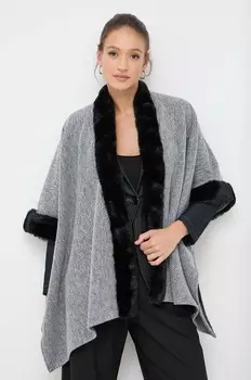 Пончо Morgan, серый