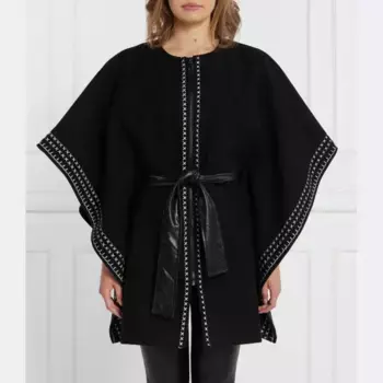 Пончо обычного кроя Desigual, черный
