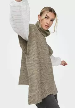 Пончо ONLLOVISA LIFE PONCHO ONLY, коричневый