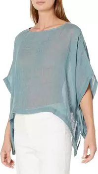Пончо Poncho Eileen Fisher, цвет Nile
