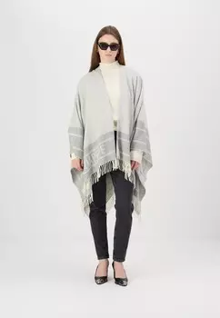 Пончо PONCHO Patrizia Pepe, серый