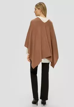 Пончо PONCHO s.Oliver BLACK LABEL, коричневый