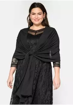 Пончо Sheego, черный