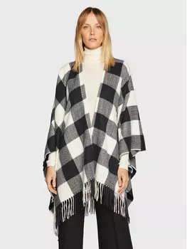 Пончо свободного кроя Olsen, черный