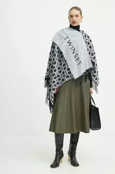 Пончо Twinset, черный