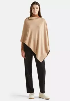 Пончо United Colors of Benetton, бежевый