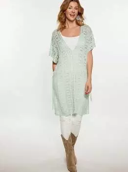 Пончо Usha, зеленый