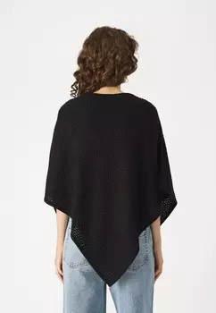 Пончо VICILLO O-NECK PONCHO VILA, черный