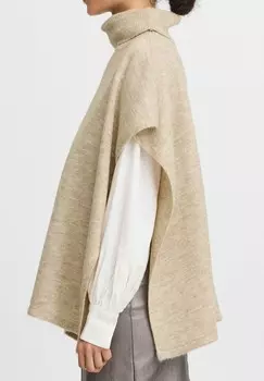 Пончо VIKSI PONCHO b.young, бежевый