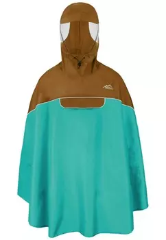 Пончо Wasserdichter Fahrradponcho mit Kapuze und Sichtfenster normani Outdoor Sports, коричневый