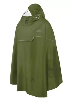 Пончо Wasserdichter Fahrradponcho mit Kapuze und Sichtfenster normani Outdoor Sports, оливковый