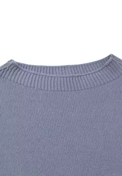 Пончо WITH BOAT NECK United Colors of Benetton, серый